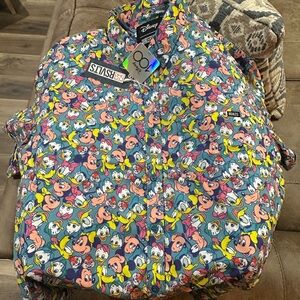 RSVLT Disney 100 short sleeve button down - Mickey and Friends